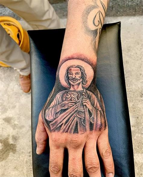 10 Stunning Designs of San Judas Hand Tattoo for Devotees